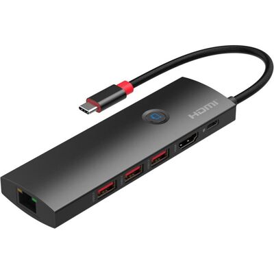 MicroConnect USB-C to HDMI mini dock (USB-C, 4 Ports), Dockingstation + USB Hub, Schwarz MicroConnect USB-C to HDMI mini dock (USB-C, 4 Ports), Dockingstation + USB Hub, Schwarz