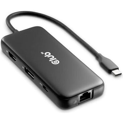 Club 3D Club3D USB-C 8-in1-HUB > DP/HDMI/USB-C/RJ45 8K30Hz PD100W retail (USB-C, 8 Ports), Dockingstation + USB Hub, Schwarz Club 3D Club3D USB-C 8-in1-HUB > DP/HDMI/USB-C/RJ45 8K30Hz PD100W retail (USB-C, 8 Ports), Dockingstation + USB Hub, Schwarz
