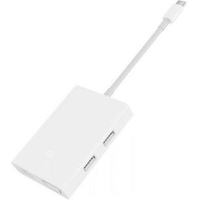 Xiaomi Mi ZJQ04TM USB-C Station/Replikator (16590) (USB-C, 5 Ports), Dockingstation + USB Hub, Schwarz, Weiss Xiaomi Mi ZJQ04TM USB-C Station/Replikator (16590) (USB-C, 5 Ports), Dockingstation + USB Hub, Schwarz, Weiss