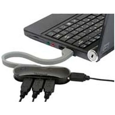 Targus Mobiler USB 2.0 Hub (USB-A, 4 Ports), Dockingstation + USB Hub, Schwarz, Grau Targus Mobiler USB 2.0 Hub (USB-A, 4 Ports), Dockingstation + USB Hub, Schwarz, Grau