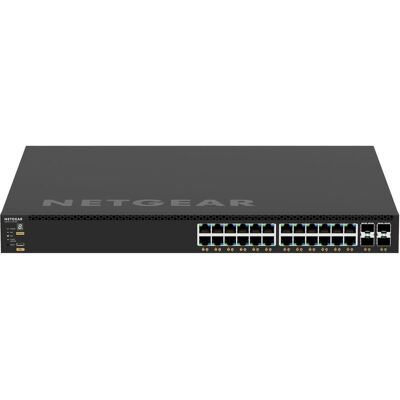 Netgear 28PT M4350-24G4XF Managed Switch (28 Ports), Netzwerk Switch, Schwarz Netgear 28PT M4350-24G4XF Managed Switch (28 Ports), Netzwerk Switch, Schwarz
