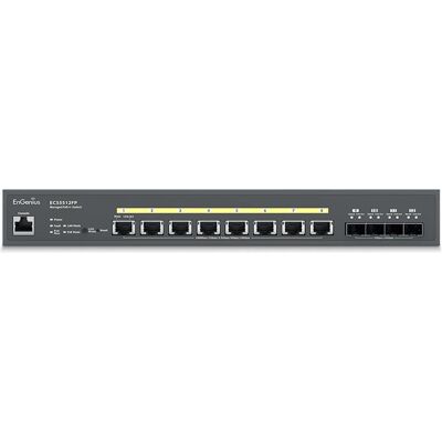 EnGenius ECS2512FP 8-port SFP PoE af/t/bt (8 Ports), Netzwerk Switch, Schwarz EnGenius ECS2512FP 8-port SFP PoE af/t/bt (8 Ports), Netzwerk Switch, Schwarz