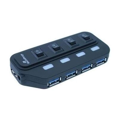 MediaRange CABLE USB3 INTERFACE HUB/MRCS505 (USB-A, 4 Ports), Dockingstation + USB Hub, Schwarz MediaRange CABLE USB3 INTERFACE HUB/MRCS505 (USB-A, 4 Ports), Dockingstation + USB Hub, Schwarz