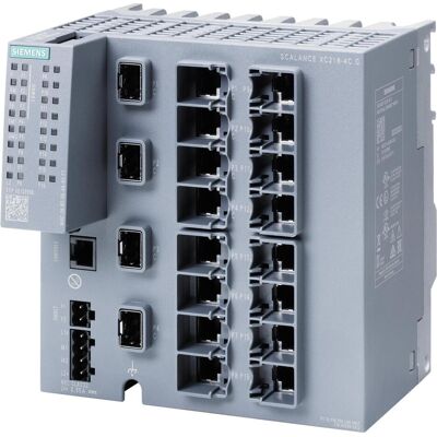 Siemens 6GK52164GS002AC2 Layer 2 Ethernet-Switch - 12 Ports - IP20 Siemens 6GK52164GS002AC2 Layer 2 Ethernet-Switch - 12 Ports - IP20