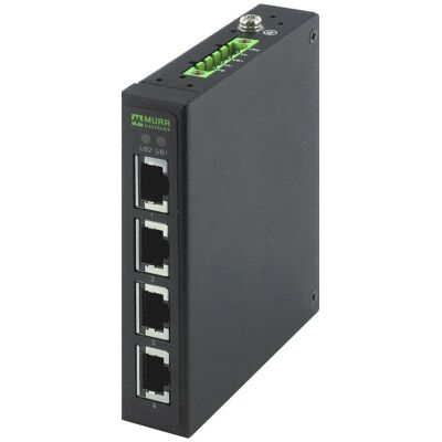 Murr Elektronik MURR 58151 (4 Ports), Netzwerk Switch, Schwarz Murr Elektronik MURR 58151 (4 Ports), Netzwerk Switch, Schwarz