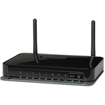 Netgear Dgn2200b, Router, Schwarz Netgear Dgn2200b, Router, Schwarz
