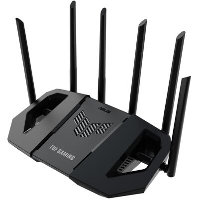 Asus Router TUF-BE6500 WiFi 7 AiMesh, Router, Schwarz Asus Router TUF-BE6500 WiFi 7 AiMesh, Router, Schwarz