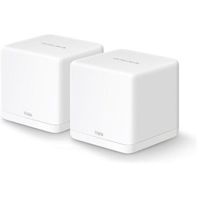 Mercusys Halo (2-pack) Dual-Band (/5 GHz) Wi-Fi 5 (802.11ac) Intern, Router, Weiss Mercusys Halo (2-pack) Dual-Band (/5 GHz) Wi-Fi 5 (802.11ac) Intern, Router, Weiss