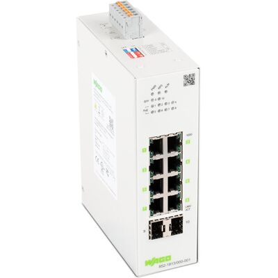 WAGO 852-1813/000-001 - Lean-Managed-Switch 8-Port 1000BASE-T WAGO 852-1813/000-001 - Lean-Managed-Switch 8-Port 1000BASE-T