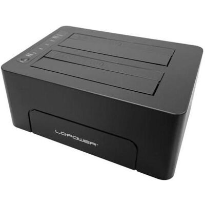 LC-Power LC-DOCK-C-V2 (USB-C, 2 Ports), Dockingstation + USB Hub, Schwarz LC-Power LC-DOCK-C-V2 (USB-C, 2 Ports), Dockingstation + USB Hub, Schwarz