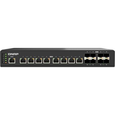 QNAP QSW-IM3216-8S8T fan less industrial des (16 Ports), Netzwerk Switch, Schwarz QNAP QSW-IM3216-8S8T fan less industrial des (16 Ports), Netzwerk Switch, Schwarz