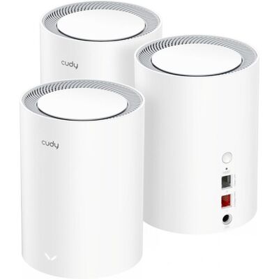 Cudy M3000 3er Pack, Router, Grau, Weiss Cudy M3000 3er Pack, Router, Grau, Weiss