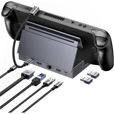 Ugreen CM800 (USB-C, 9 Ports), Dockingstation + USB Hub, Grau Ugreen CM800 (USB-C, 9 Ports), Dockingstation + USB Hub, Grau