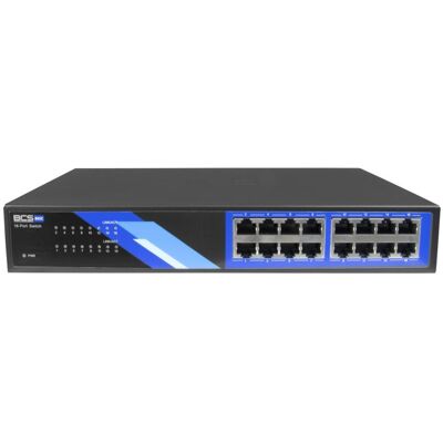 BCS BCS-B-S16G 16-Port Gigabit Switch RJ45 1Gbps (16 Ports), Netzwerk Switch, Schwarz BCS BCS-B-S16G 16-Port Gigabit Switch RJ45 1Gbps (16 Ports), Netzwerk Switch, Schwarz