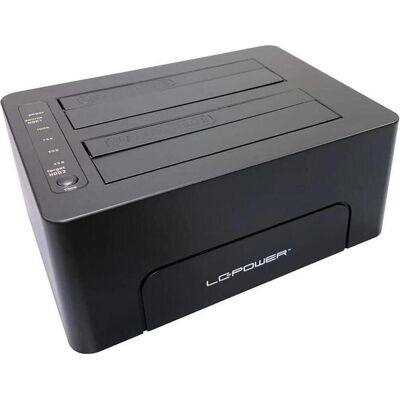 LC-Power LC-DOCK-C-V2 (USB-C, 2 Ports), Dockingstation + USB Hub, Schwarz LC-Power LC-DOCK-C-V2 (USB-C, 2 Ports), Dockingstation + USB Hub, Schwarz