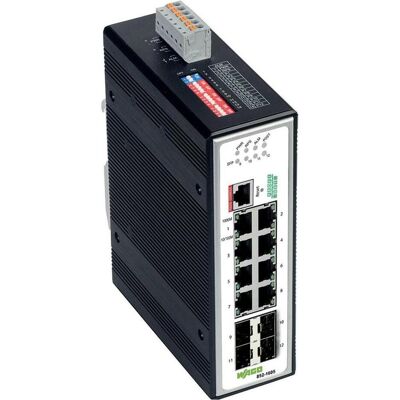 Wago 852-1605 Industrieller Managed Switch - 8 Ports, Verwaltung, Schwarz Wago 852-1605 Industrieller Managed Switch - 8 Ports, Verwaltung, Schwarz