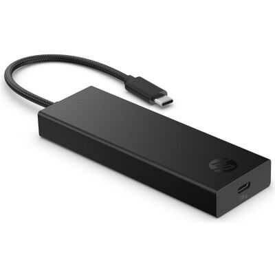 HP Portable USB-C 4K HDMI Hub (P) (USB-C, 4 Ports), Dockingstation + USB Hub, Schwarz HP Portable USB-C 4K HDMI Hub (P) (USB-C, 4 Ports), Dockingstation + USB Hub, Schwarz