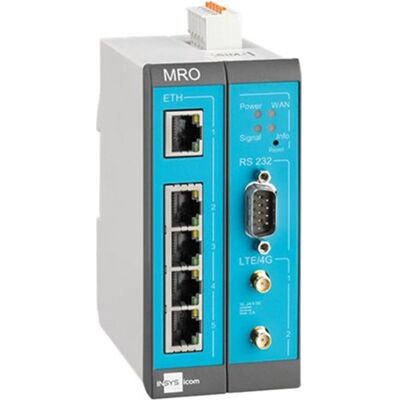 Insys Icom Mro L200 1.1 Router - 4G LTE, Modbus, DIN-Montage Insys Icom Mro L200 1.1 Router - 4G LTE, Modbus, DIN-Montage