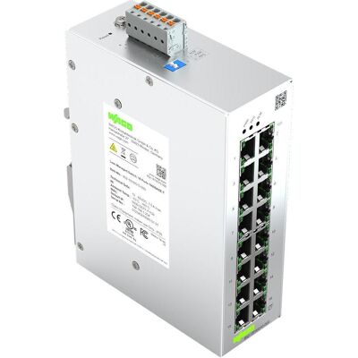 Wago Lean-Managed-Switch,16 (16 Ports), Netzwerk Switch, Grau Wago Lean-Managed-Switch,16 (16 Ports), Netzwerk Switch, Grau