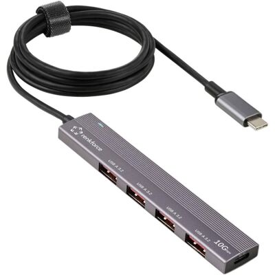 Renkforce RF-6700798 (USB-C, 5 Ports), Dockingstation + USB Hub, Grau Renkforce RF-6700798 (USB-C, 5 Ports), Dockingstation + USB Hub, Grau