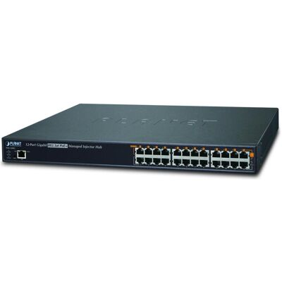 Planet POE-1200G Power Over Ethernet Injector Hub (802.3af (PoE), 802.3at (PoE+), 30.80 W), PoE Injector Planet POE-1200G Power Over Ethernet Injector Hub (802.3af (PoE), 802.3at (PoE+), 30.80 W), PoE Injector