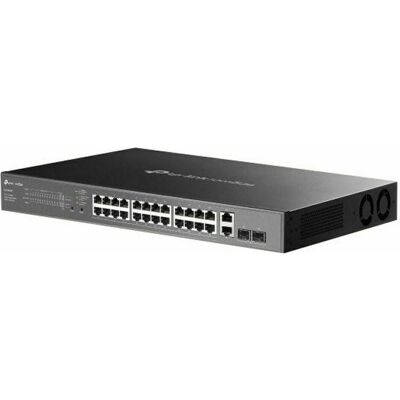 TP-Link Switch 28p GB Easy Managed Omada 24p Poe+ 24xgb Poe+ Omada Sdn Cntrl (28 Ports), Netzwerk Switch, Schwarz TP-Link Switch 28p GB Easy Managed Omada 24p Poe+ 24xgb Poe+ Omada Sdn Cntrl (28 Ports), Netzwerk Switch, Schwarz