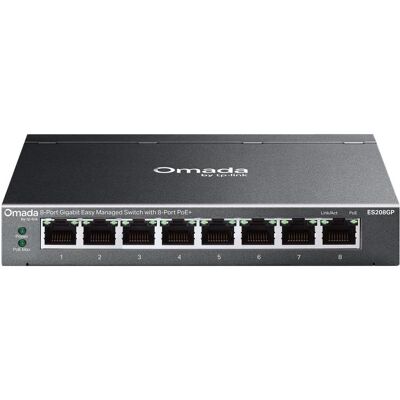 Omada 8-Port Gigabit Easy Managed (8 Ports), Netzwerk Switch, Schwarz Omada 8-Port Gigabit Easy Managed (8 Ports), Netzwerk Switch, Schwarz