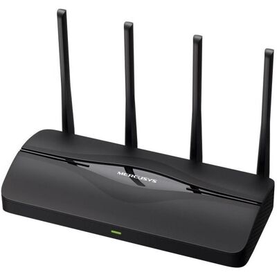Mercusys BE3600 Dual-Band Wi-Fi 7 Router MR27BE 802.11be 2880 Mbit/s Ethernet LAN (RJ-45) ports 3 M, Router, Schwarz Mercusys BE3600 Dual-Band Wi-Fi 7 Router MR27BE 802.11be 2880 Mbit/s Ethernet LAN (RJ-45) ports 3 M, Router, Schwarz