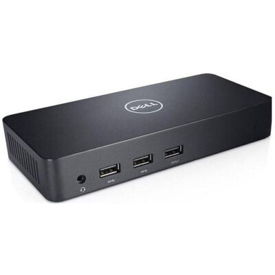 Dell Superspeed USB 3.0 (Docking Port, 3 Ports), Dockingstation + USB Hub, Schwarz Dell Superspeed USB 3.0 (Docking Port, 3 Ports), Dockingstation + USB Hub, Schwarz