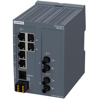 Siemens Scalance (8 Ports), Netzwerk Switch, Grau Siemens Scalance (8 Ports), Netzwerk Switch, Grau