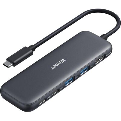 Anker - 332 USB-C Hub - Schwarz - 4K HDMI - USB-Hub Anker - 332 USB-C Hub - Schwarz - 4K HDMI - USB-Hub