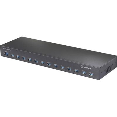 Renkforce 483 mm (19") Rack Mount 13-Port USB 3.2 Gen 2 Hub 13 Port USB 3.2 Gen (USB-A, 13 Ports), Dockingstation + USB Hub, Schwarz Renkforce 483 mm (19") Rack Mount 13-Port USB 3.2 Gen 2 Hub 13 Port USB 3.2 Gen (USB-A, 13 Ports), Dockingstation + USB Hub, Schwarz
