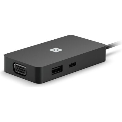 Microsoft Surface USB-C Travel Hub (USB-C, 5 Ports), Dockingstation + USB Hub, Schwarz Microsoft Surface USB-C Travel Hub (USB-C, 5 Ports), Dockingstation + USB Hub, Schwarz