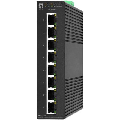 LevelOne Switch 8x GE IGS-2108 RJ45, 10/100/1000Mbps sw (8 Ports), Netzwerk Switch, Schwarz LevelOne Switch 8x GE IGS-2108 RJ45, 10/100/1000Mbps sw (8 Ports), Netzwerk Switch, Schwarz