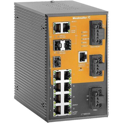Weidmüller IE-SW-SL10M-7TX-3GC-LV Industrieller Ethernet Switch - 10/100/1000 Mbit/s Weidmüller IE-SW-SL10M-7TX-3GC-LV Industrieller Ethernet Switch - 10/100/1000 Mbit/s