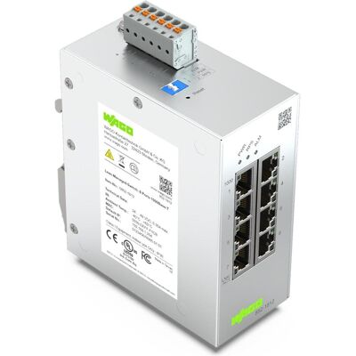 Wago Lean-Managed-Switch (8 Ports), Netzwerk Switch, Grau Wago Lean-Managed-Switch (8 Ports), Netzwerk Switch, Grau