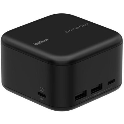 Belkin Connect (USB-C, 6 Ports), Dockingstation + USB Hub, Schwarz Belkin Connect (USB-C, 6 Ports), Dockingstation + USB Hub, Schwarz