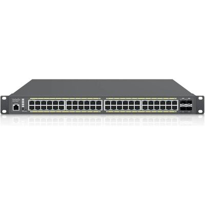 EnGenius ECS1552P 48-port GbE SFP PoE af/at (52 Ports), Netzwerk Switch, Grau EnGenius ECS1552P 48-port GbE SFP PoE af/at (52 Ports), Netzwerk Switch, Grau