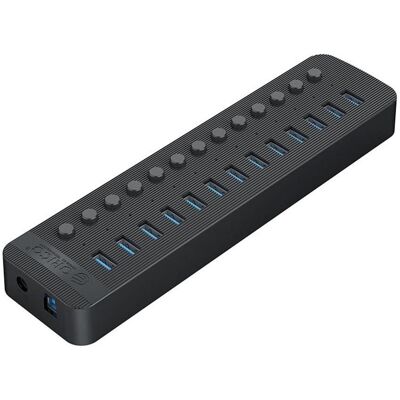 Orico HUB USB 13x USB-A 3.2 Gen1 (CT2U3-13AB-EU-BK-BP) (USB-A, 13 Ports), Dockingstation + USB Hub, Schwarz Orico HUB USB 13x USB-A 3.2 Gen1 (CT2U3-13AB-EU-BK-BP) (USB-A, 13 Ports), Dockingstation + USB Hub, Schwarz