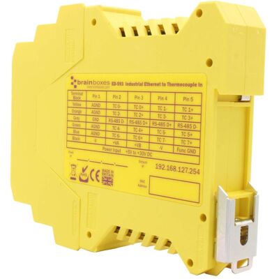 Brainboxes Ethernet to 8x Thermocouple, Netzwerk Switch, Mehrfarbig Brainboxes Ethernet to 8x Thermocouple, Netzwerk Switch, Mehrfarbig
