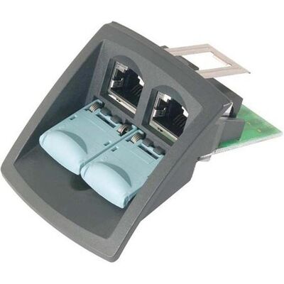 Siemens FC RJ45 Outlet Einsatz F.Basismodul (2 Ports), Netzwerk Switch, Weiss Siemens FC RJ45 Outlet Einsatz F.Basismodul (2 Ports), Netzwerk Switch, Weiss