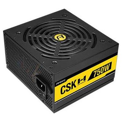 Antec 750W CSK750H Cuprum Strike PSU, 80 Bronze, Semi-Modular, Continuous Power (750 W), PC Netzteil, Schwarz Antec 750W CSK750H Cuprum Strike PSU, 80 Bronze, Semi-Modular, Continuous Power (750 W), PC Netzteil, Schwarz