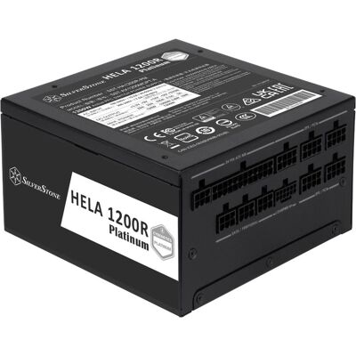 Silverstone HELA 1200R Platinum - Cybenetics Platinum, Modular, ATX 3.0 - 1200 Watt (1200 W), PC Netzteil, Schwarz Silverstone HELA 1200R Platinum - Cybenetics Platinum, Modular, ATX 3.0 - 1200 Watt (1200 W), PC Netzteil, Schwarz