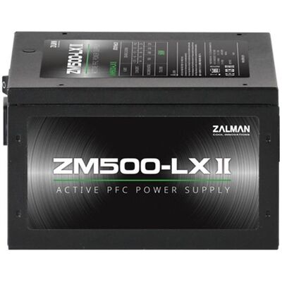 Zalman PSU ZM500-LXII 500W (500 W), PC Netzteil, Schwarz Zalman PSU ZM500-LXII 500W (500 W), PC Netzteil, Schwarz