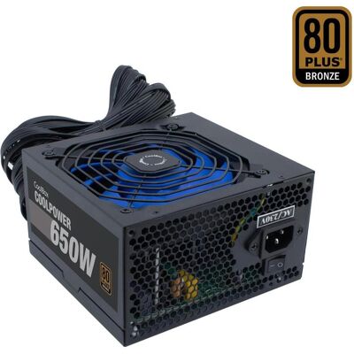 CoolBox CoolPower 650W (650 W), PC Netzteil, Schwarz CoolBox CoolPower 650W (650 W), PC Netzteil, Schwarz