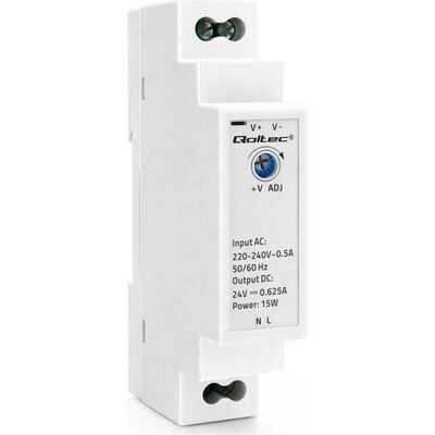 Qoltec strømforsyning - 15W, PC Netzteil, Grau Qoltec strømforsyning - 15W, PC Netzteil, Grau