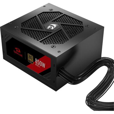 Redragon GC-PS007-SE (850 W), PC Netzteil, Schwarz Redragon GC-PS007-SE (850 W), PC Netzteil, Schwarz