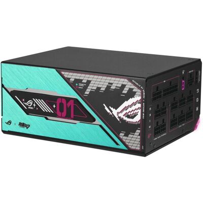 Asus ROG Thor Platinum III Hatsune Miku Edition (1200 W), PC Netzteil, Türkis, Schwarz, Pink Asus ROG Thor Platinum III Hatsune Miku Edition (1200 W), PC Netzteil, Türkis, Schwarz, Pink