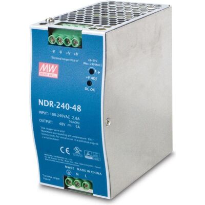 Ernitec 48V, 240W Din-Rail Power (240 W), PC Netzteil, Blau Ernitec 48V, 240W Din-Rail Power (240 W), PC Netzteil, Blau