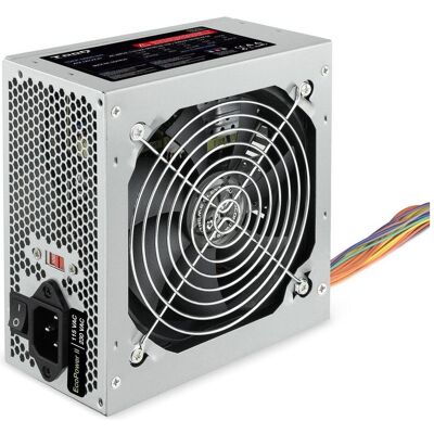 Tooq Technology TQEP-500S-INT (500 W), PC Netzteil, Silber Tooq Technology TQEP-500S-INT (500 W), PC Netzteil, Silber